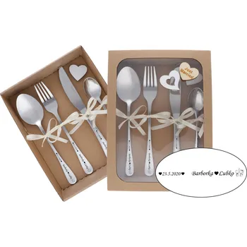 Příbor Doria Svatební příbor s gravírováním pro 2 osoby (PR2/2)