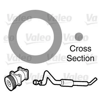 Chladič motoru Těsnění, potrubí chladiva VALEO 509300