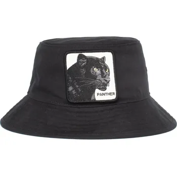 Klobouk Goorin Bros. Černý bavlněný bucket hat - Goorin Bros Truth Seeker Velikost: 61 cm (XL)