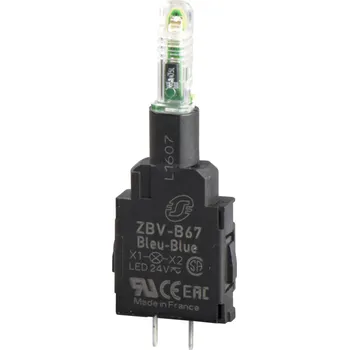 Stykač SCHNEIDER ELECTRIC SCHNEIDER Objímka ZBV-B17 LED 24V bílá ZBVB17