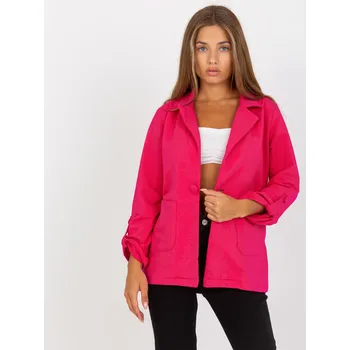 Dámský kabát Dámský kabát RV MA 8071.19P fuchsiový M