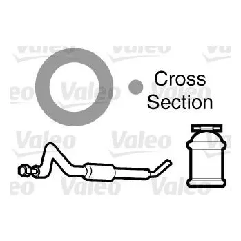 Chladič motoru Těsnění, potrubí chladiva VALEO 509133