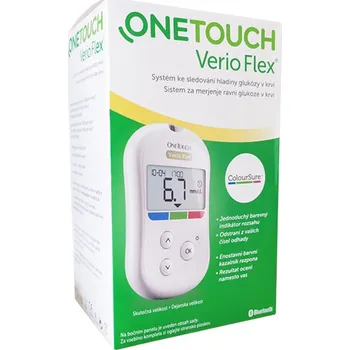 Diagnostický test Glukometr OneTouch Verio Flex + 50 ks proužků