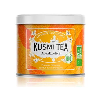Čaj Bio organický čaj AquaExotica Kusmi Tea plechovka 100 g