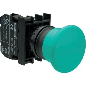 Stykač EMAS Tlačítko B102MH s hřib.knoflíkem černá B102MH