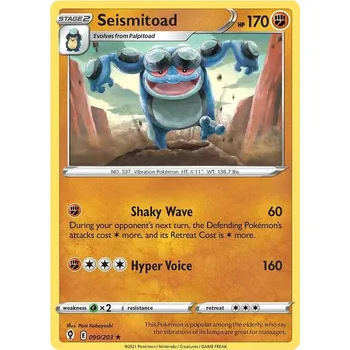 Sběratelská karetní hra Seismitoad 090/203 - Evolving Skies Typ karty: Non-Holo