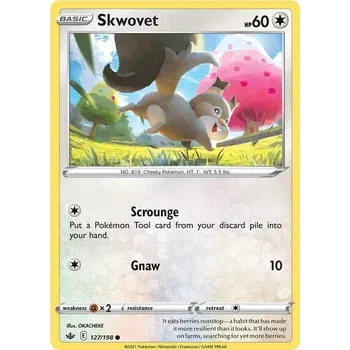 Sběratelská karetní hra Skwovet - 127/198 - Chilling Reign Typ karty: Non-Holo