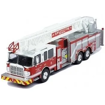 autíčko IXO Models HASIČSKÝ AUTO SMEAL 105' AERIAL LADDER ARLINGTON FIRE RESCUE 2015 023