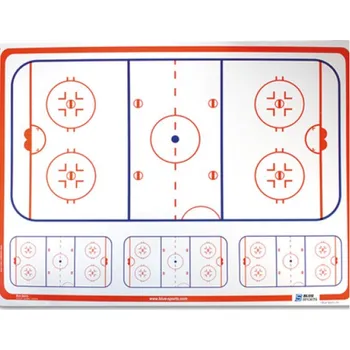 Hokejová tréninková pomůcka Trenérská tabule Blue Sports hokej 60cm x 81cm