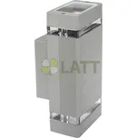 BERGE LED venkovní svítidlo HANA stříbrné - 2 x GU10 - 230V