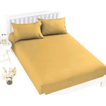 Prostěradlo Jersey oříškové prostěradlo David jednolůžko 90x200 cm Barva: Oříšková, rozměr: 90x200cm