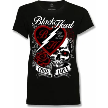 Dámské tričko tričko street dámské - DRAIN - BLACK HEART - 10045 - M