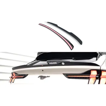 Tuning Prodloužení spoileru Ford Mustang Mach-E Mk1 černý lesklý plast