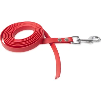 Vodítko pro psa FIREDOG BioThane vodítko 13mm 2m bez ručky Barva: Červená
