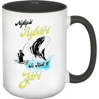 Hrnek velký barevný s potiskem Hrníček Září