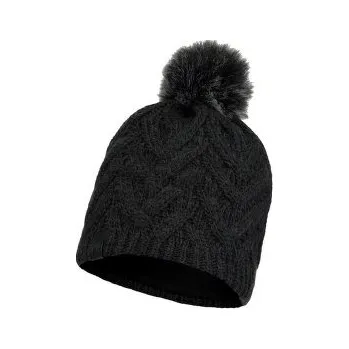 Čepice Buff CARYN Knitted & Fleece Band Beanie CARYN GRAPHITE šedá