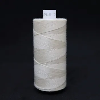 Nit Ariadna Polyesterová niť Talia 120 - 1000m smetanová barva 808