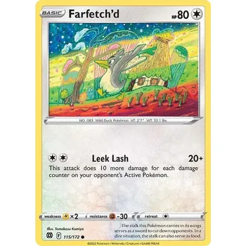 Sběratelská karetní hra Farfetch'd - 115/172 - Brilliant Stars Typ karty: Non-Holo