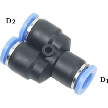 Redukovaná Y-spojka 6/8/6 mm