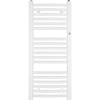 Radiátor radiátor OMEGA R 700 x 1173 mm, C35 white silk, středové připojení 50 mm RADOME701235SP
