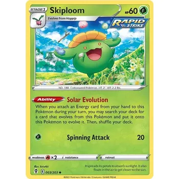 Sběratelská karetní hra Skiploom 003/203 - Evolving Skies Typ karty: Non-Holo