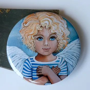 Dekorativní magnet Andělíček - velký magnet 75 mm
