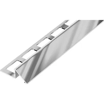 Stavební profil SP28 náběhová lišta TYP A ACARA, nerez V2A, 8 mm, 2,5 m, 0,8mm