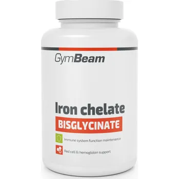 GymBeam Železo chelát 90 kaps.