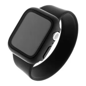 Příslušenství k chytrým hodinkám FIXED Pure 2v1 pouzdro s tvrzeným sklem pro Apple Watch 41mm černé