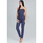 Dámský set peplum top + kalhoty M606 Pattern 84 Velikost: S