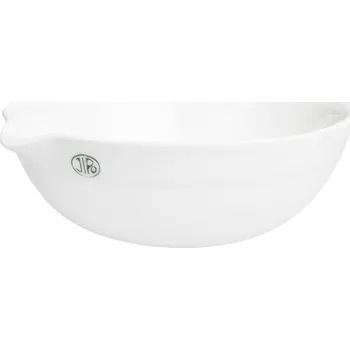 Miska odpařovací porcelánová, hluboká s výlevkou, Objem [ml]: 300, Průměr [mm]: 132, Výška [mm]: 55
