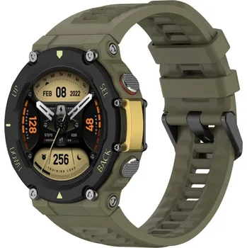 eses Silikonový řemínek pro Amazfit T-Rex 2 - Khaki