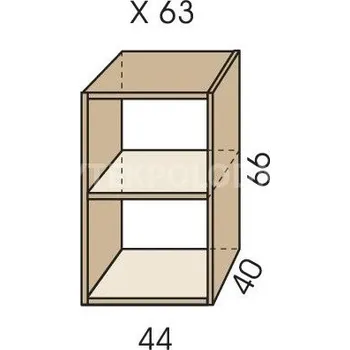 Šatní skříň Nástavec na skříň JIM 5 X 63