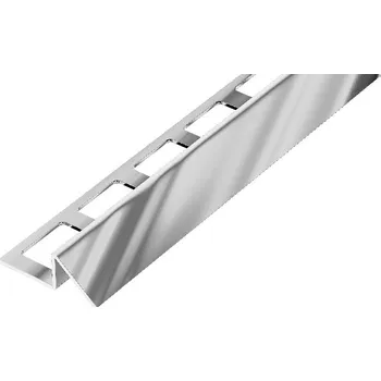 Stavební profil SP28 náběhová lišta TYP B ACARA, nerez V2A, 11 mm, 2,5 m, 0,8mm