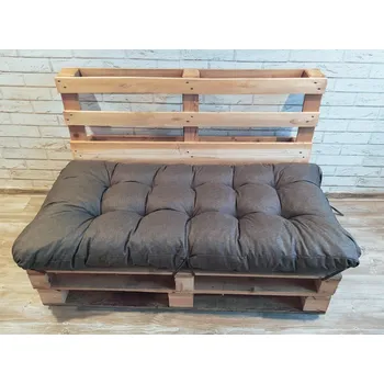 Podsedák Paletový prošívaný sedák MARIO 120x60 cm nebo 120x50 cm, barva ANTRACIT, Mybesthome Rozměr: 120x50 cm