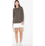 Dámské šaty s bavlněným topem K451 Olive Velikost: S