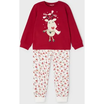 Dívčí pyžamo Mayoral dívčí vánoční pyžamo 4757 - 9 Velikost: 104