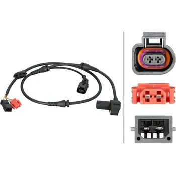 Přislušenství brzdového systému Snímač, počet otáček kol HELLA 6PU 012 806-841