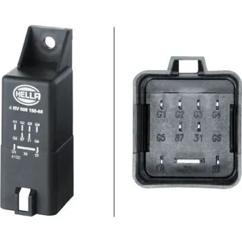 Zapalovací a žhavicí svíčka Řídicí jednotka, doba žhavení HELLA 4RV 008 188-681