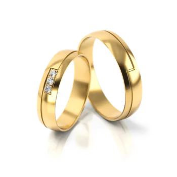 Prsten Snubní prsteny NR297 Typ kamene: Zirkon