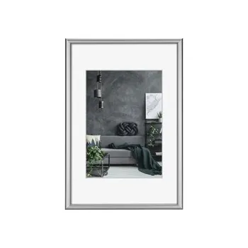 Rám na obraz Hama rámeček hliníkový DETROIT, stříbrná, 29,7x42 cm (formát A3), plastové sklo
