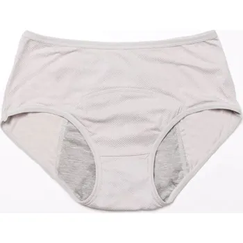 Kalhotky Dámské menstruační kalhotky vel. L-5XL Barva: Šedá, Velikost: 3XL