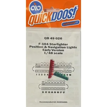 Plastikový model 1/48 F-104 Startfighter pos.& navig.lights late