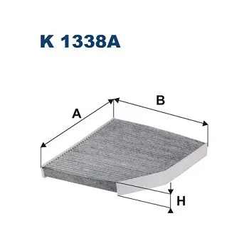 Kabinový filtr Filtr vzduchu v interiéru FILTRON K 1338A