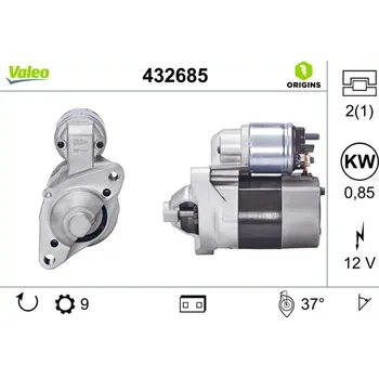 Autoelektrika Startér VALEO 432685