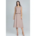 Béžový Set elegantní sukně a top M578 Beige Velikost: L