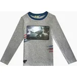 Chlapecký svetřík - KUGO S3138, šedá Barva: Šedá, Velikost: 104