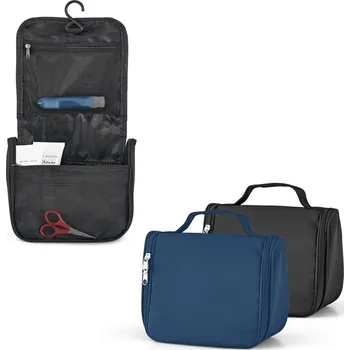 Kosmetická taška WILLIS. Toaletní taška z mikrovlákna s několika vnitřními kapsami bez potisku bez potisku 3 bez potisku