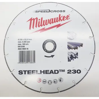Řezný kotouč MILWAUKEE Diamantový kotouč 230mm Steelhead