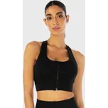 SQUATWOLF Sportovní podprsenka Zip Up Infinity Black S černá